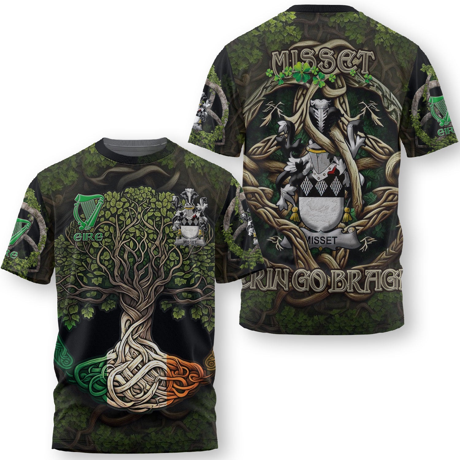 Misset T-Shirts Ireland Is My Root Style
