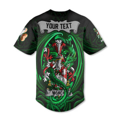 Monck or Moncke Baseball Jerseys The Green Dragon Of Ireland Style