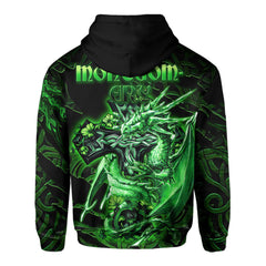 Montgomery Hoodies Celtic Cross And Dragon Style