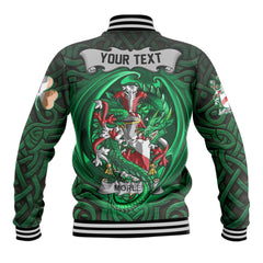 Morley Baseball Jackets The Green Dragon Of Ireland Style