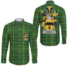 Morris Long Sleeve Button Shirts Crest And National Plaid Style