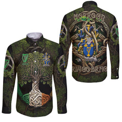 Morrogh or Morrow Long Sleeve Button Shirts Ireland Is My Root Style