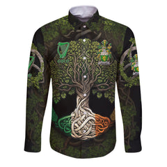 Mullady or O Mullady Long Sleeve Button Shirts Ireland Is My Root Style