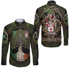 Mullan Long Sleeve Button Shirts Ireland Is My Root Style