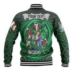 Mulrony or O Mulroney Baseball Jackets The Green Dragon Of Ireland Style