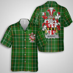 Murphy Muskerry Hawaiian Shirts Crest And National Plaid Style