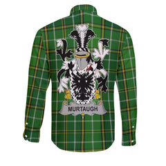 Murtaugh Long Sleeve Button Shirts Crest And National Plaid Style