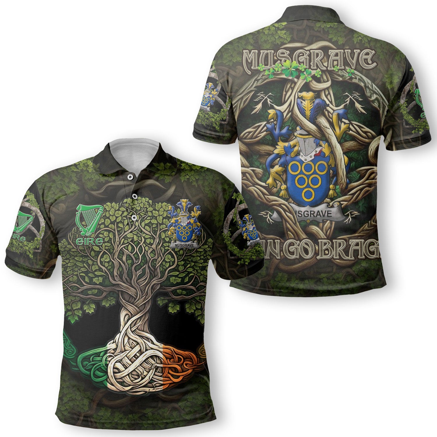 Musgrave Polo Shirts Ireland Is My Root Style