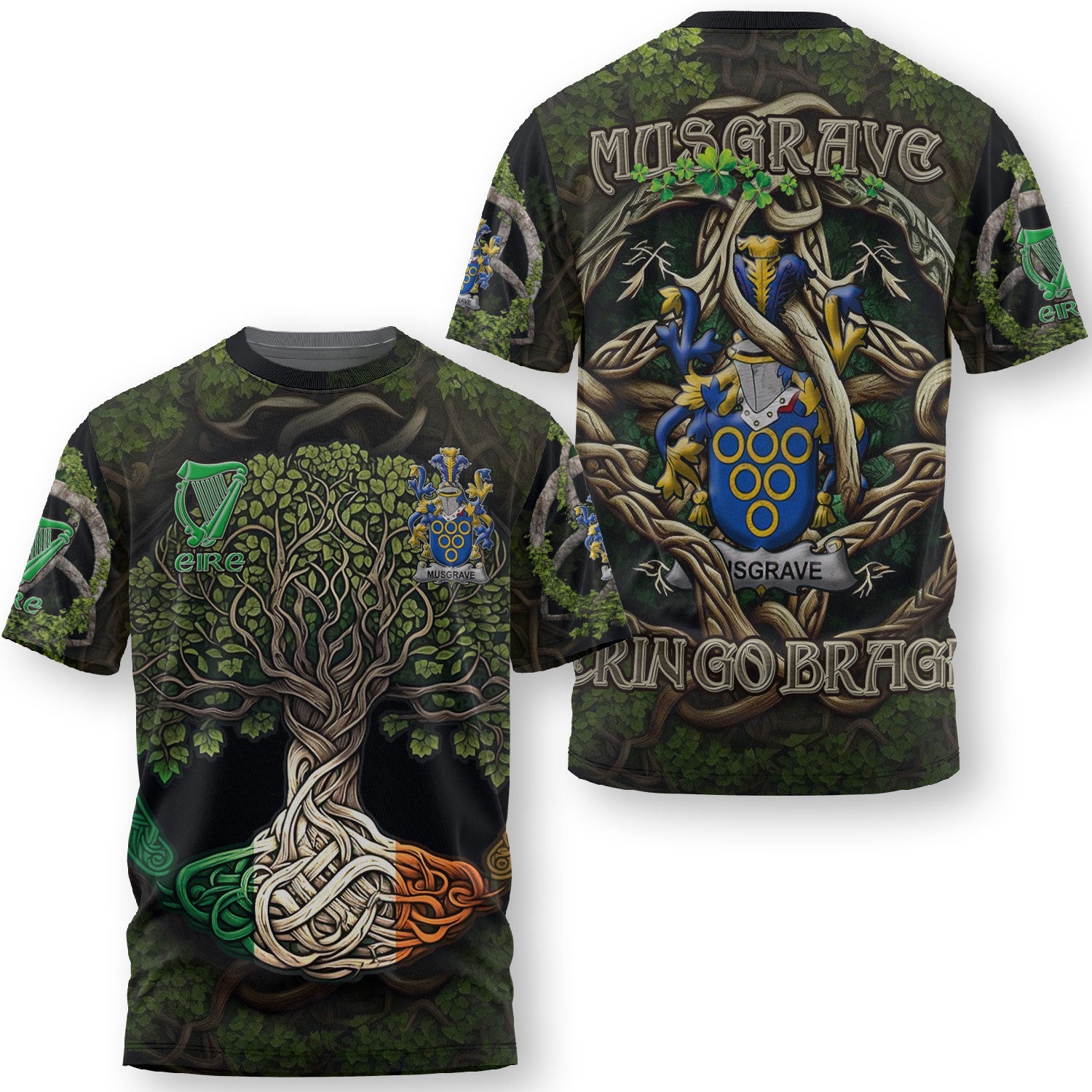 Musgrave T-Shirts Ireland Is My Root Style