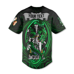 Myers Baseball Jerseys The Green Dragon Of Ireland Style