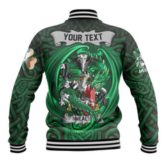Neale Baseball Jackets The Green Dragon Of Ireland Style
