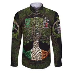 Neale Long Sleeve Button Shirts Ireland Is My Root Style