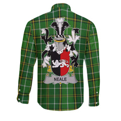 Neale Long Sleeve Button Shirts Crest And National Plaid Style