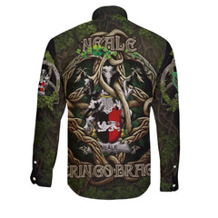 Neale Long Sleeve Button Shirts Ireland Is My Root Style