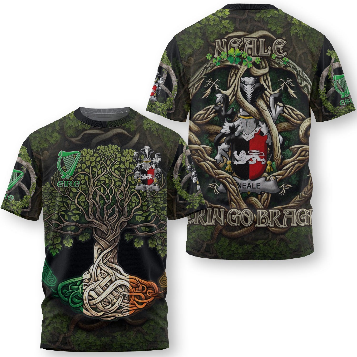 Neale T-Shirts Ireland Is My Root Style
