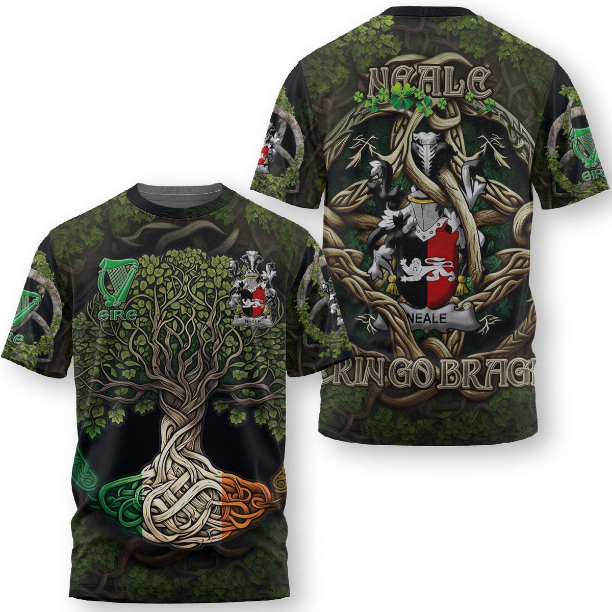 Neale T-Shirts Ireland Is My Root Style