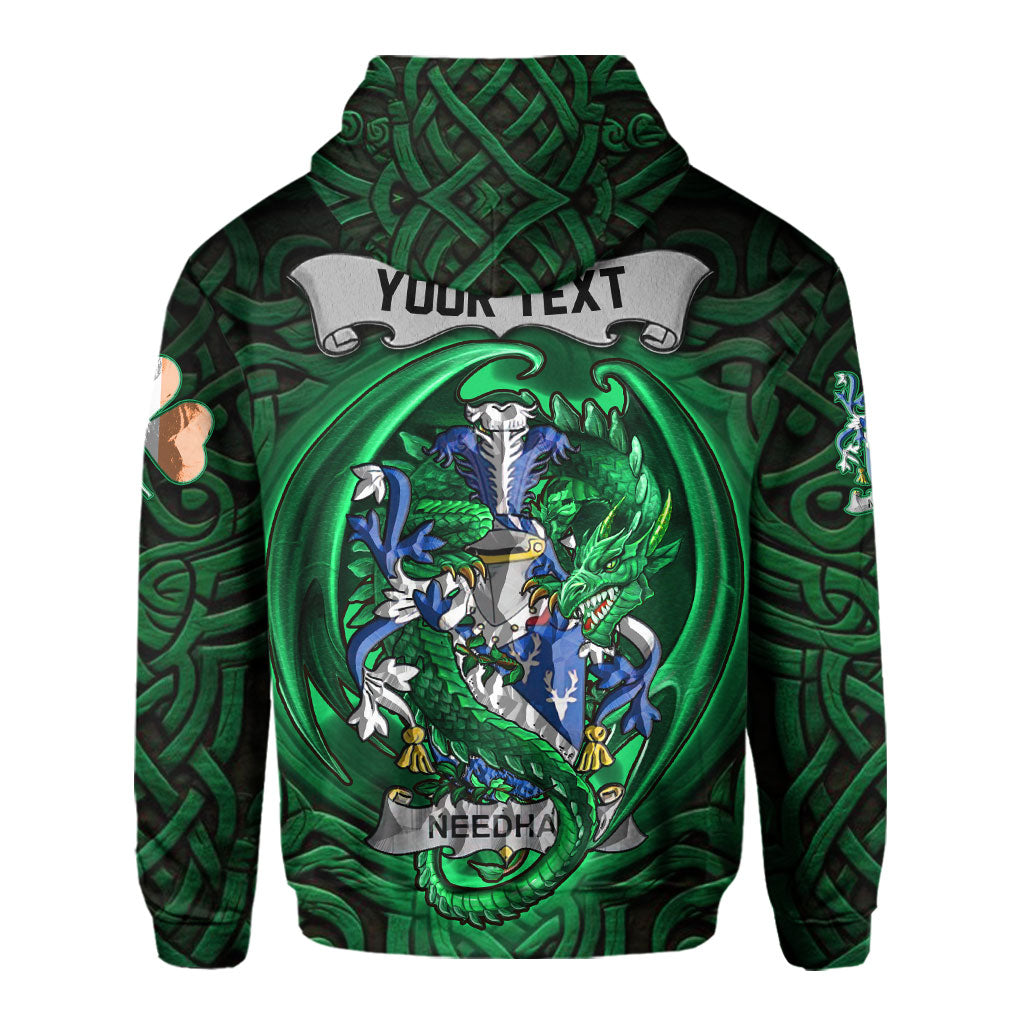 Needham or O Nee Hoodies The Green Dragon Of Ireland Style