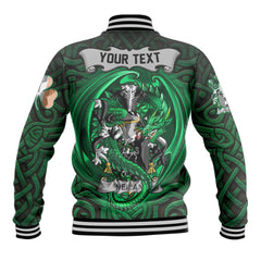 Neilan or O Neylan Baseball Jackets The Green Dragon Of Ireland Style