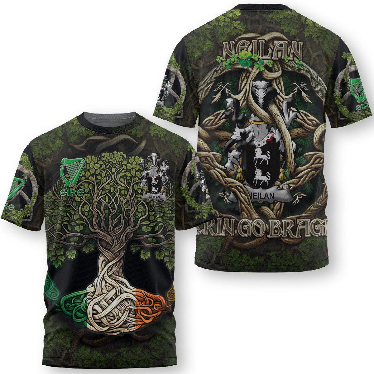 Neilan or O Neylan T-Shirts Ireland Is My Root Style
