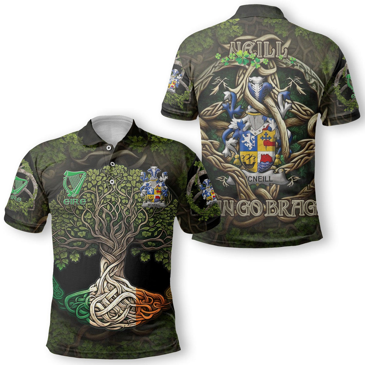 Neill or McNeill Polo Shirts Ireland Is My Root Style