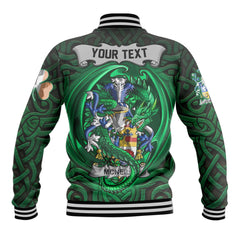 Neill or McNeill Baseball Jackets The Green Dragon Of Ireland Style
