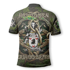 Newcomen or Newcombe Polo Shirts Ireland Is My Root Style