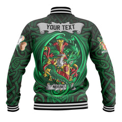 Norman Baseball Jackets The Green Dragon Of Ireland Style