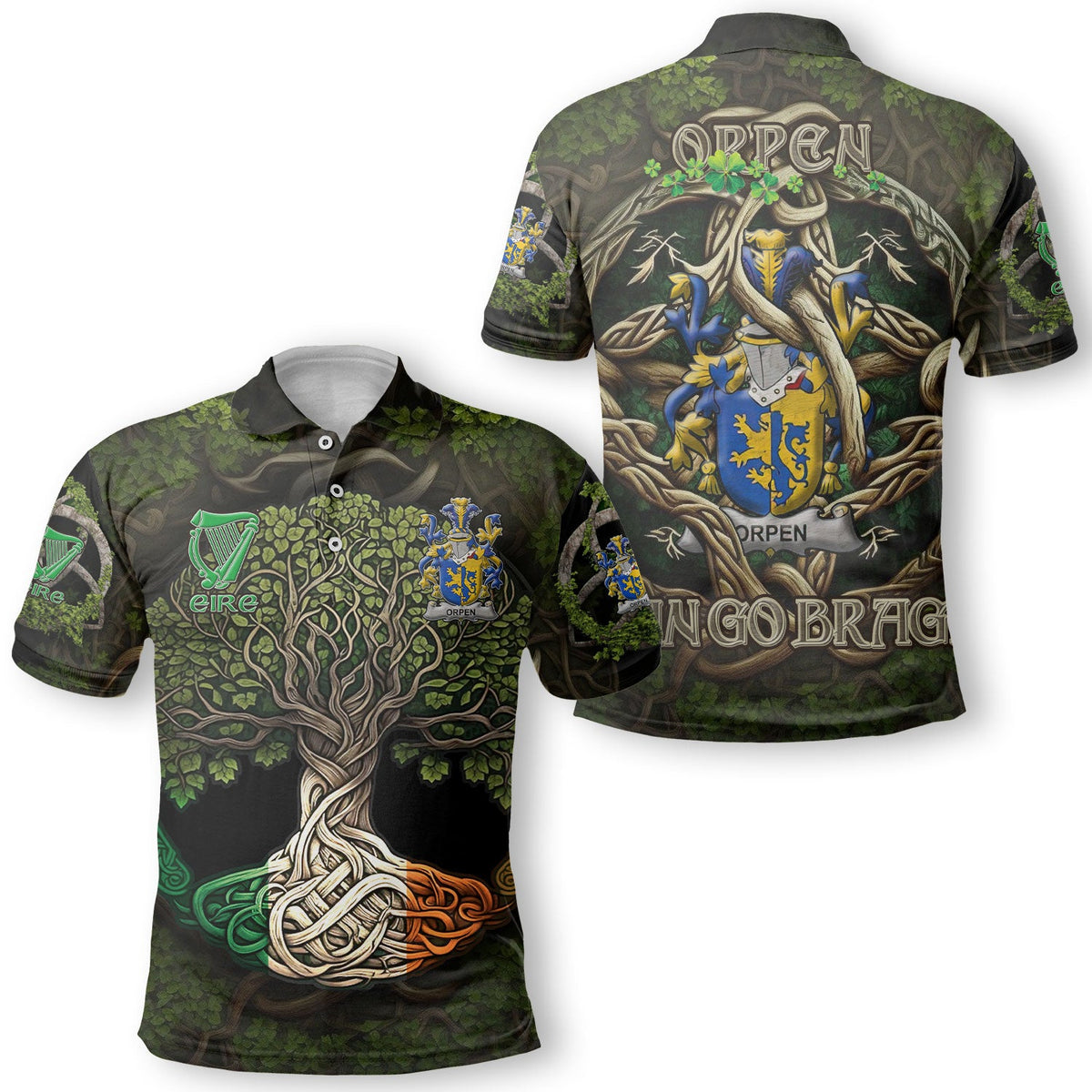 Orpen Polo Shirts Ireland Is My Root Style