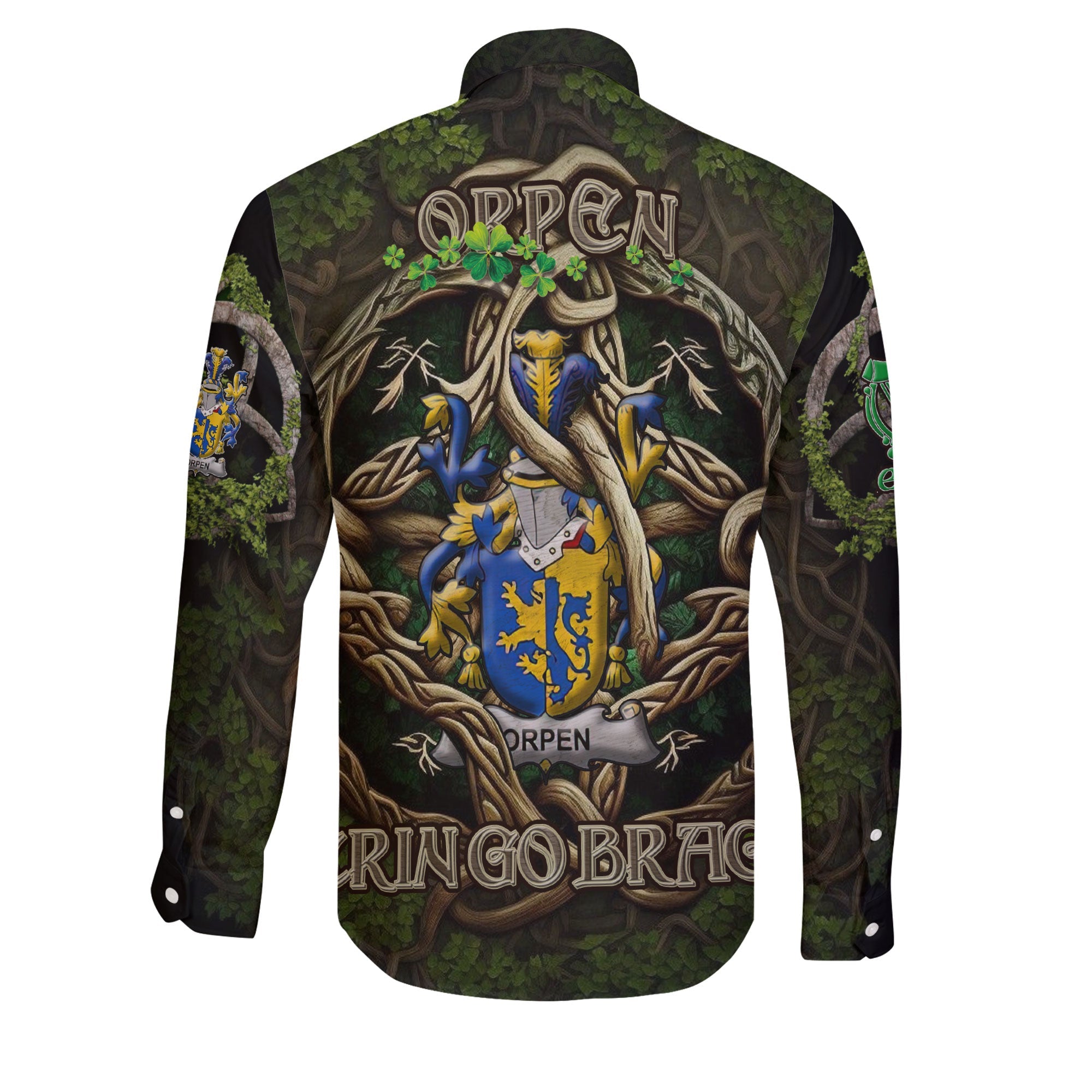 Orpen Long Sleeve Button Shirts Ireland Is My Root Style