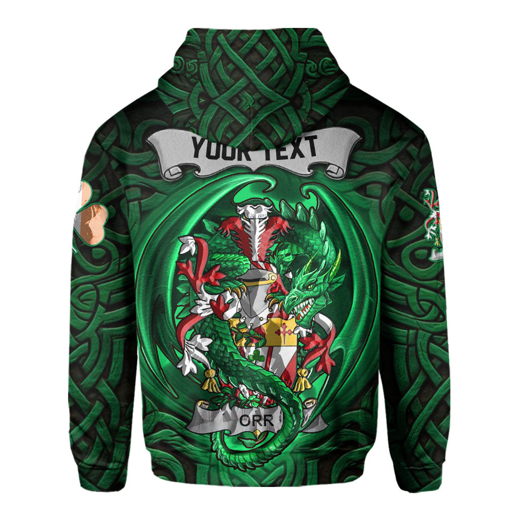 Orr Hoodies The Green Dragon Of Ireland Style