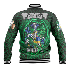 Osborne Baseball Jackets The Green Dragon Of Ireland Style