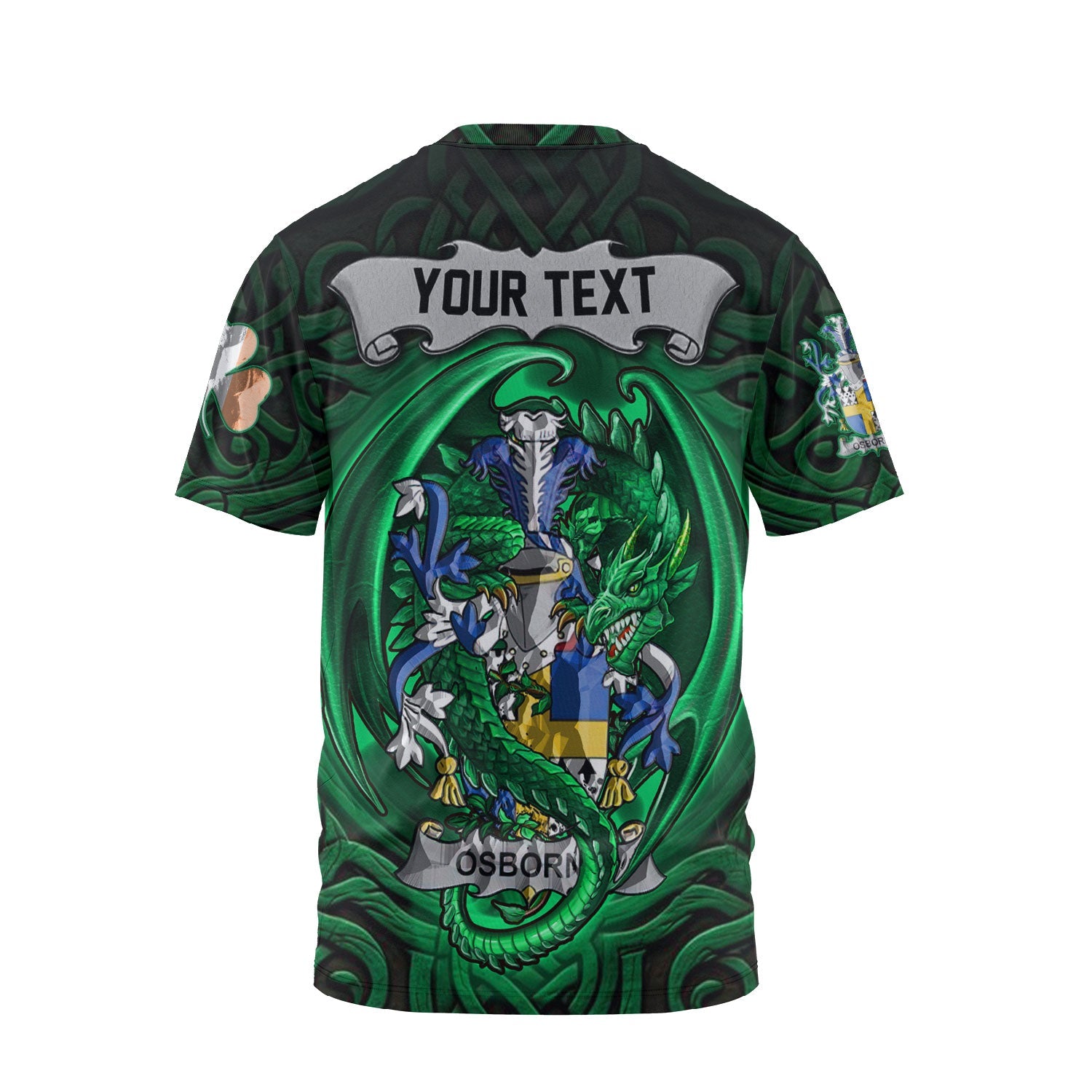 Osborne T-Shirts The Green Dragon Of Ireland Style