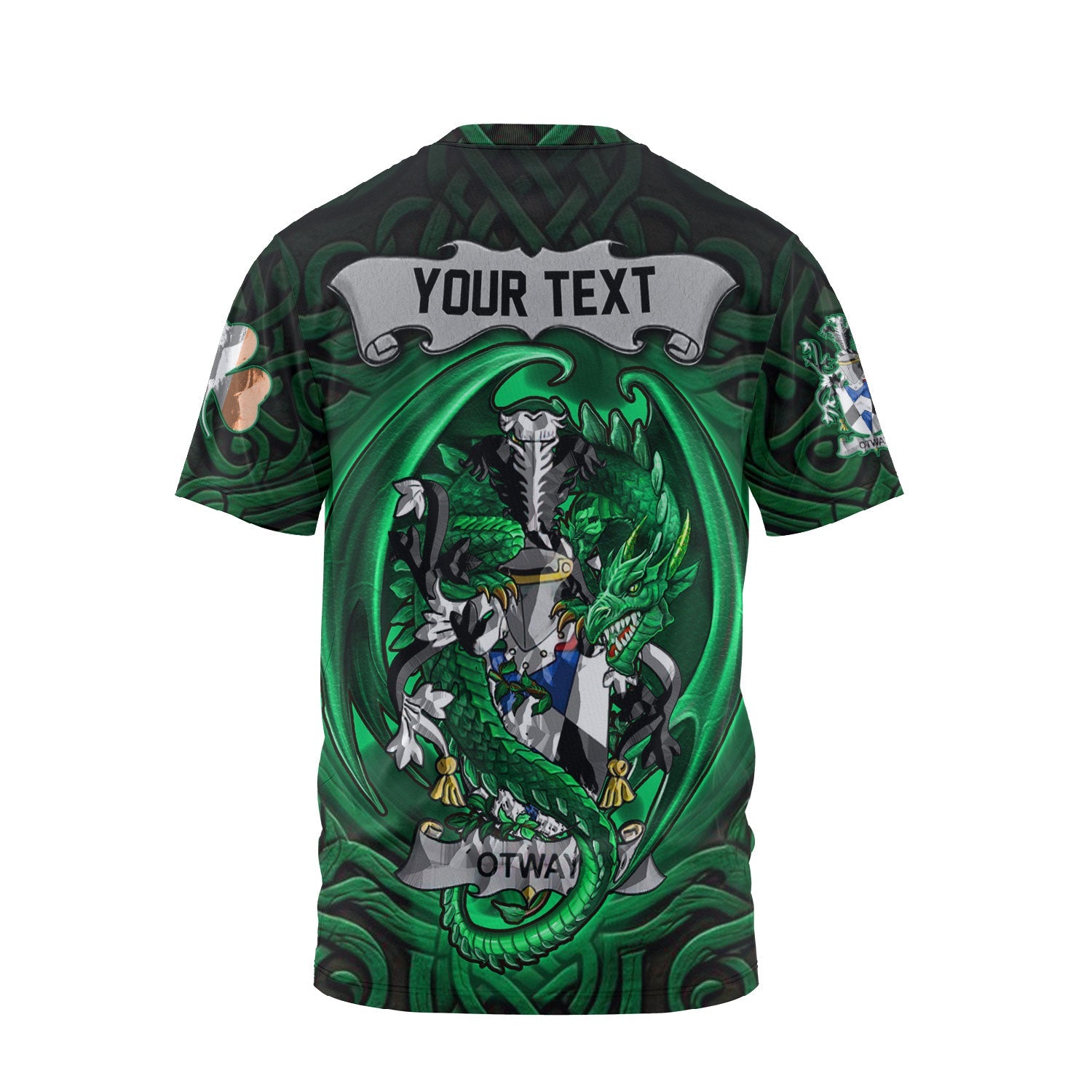 Otway T-Shirts The Green Dragon Of Ireland Style