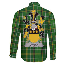 Owgan Long Sleeve Button Shirts Crest And National Plaid Style