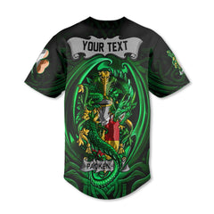 Packenham Baseball Jerseys The Green Dragon Of Ireland Style