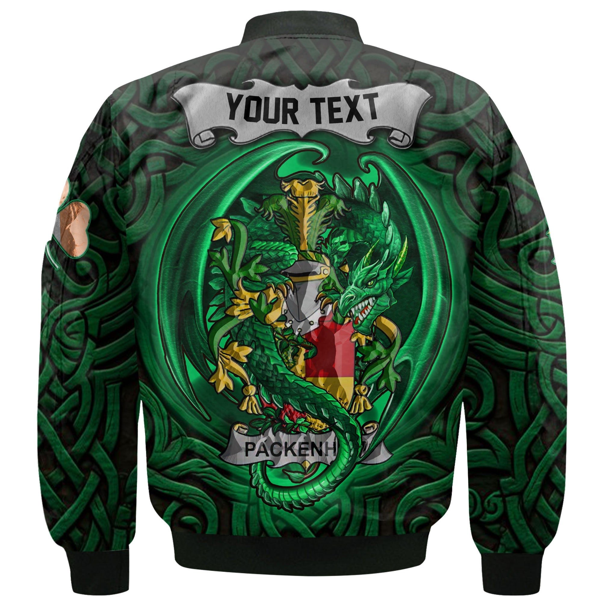 Packenham Bomber Jackets The Green Dragon Of Ireland Style