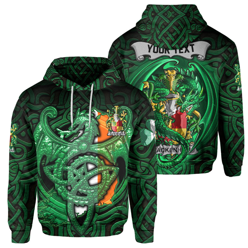 Packenham Hoodies The Green Dragon Of Ireland Style