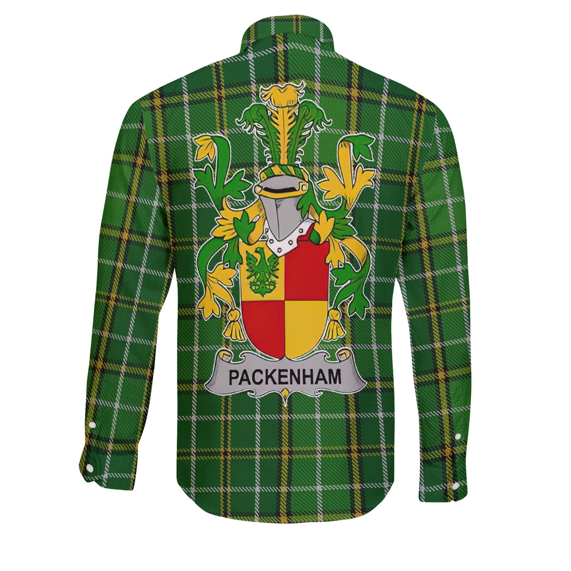 Packenham Long Sleeve Button Shirts Crest And National Plaid Style