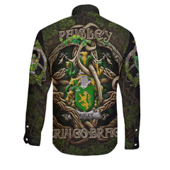 Paisley Long Sleeve Button Shirts Ireland Is My Root Style
