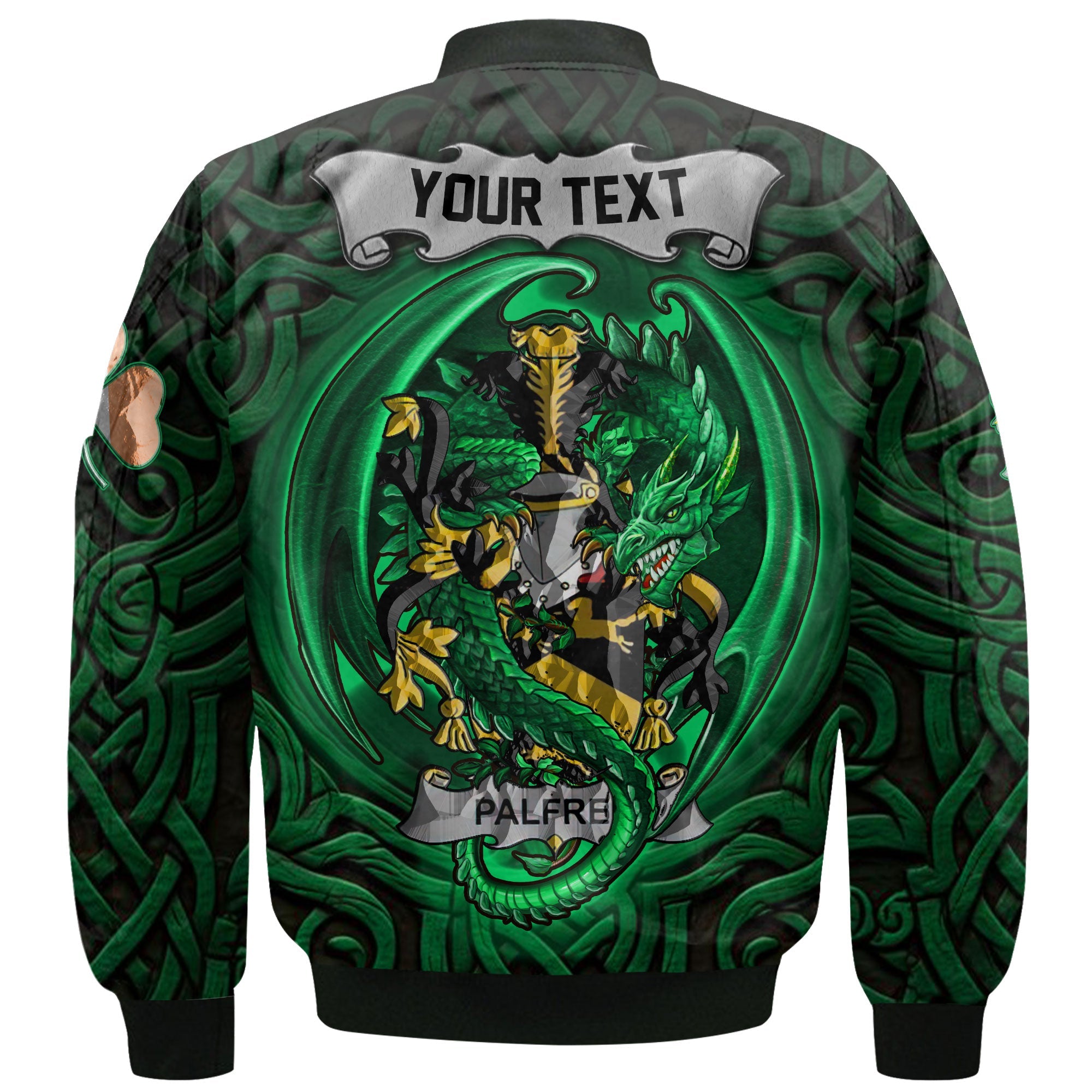 Palfrey Bomber Jackets The Green Dragon Of Ireland Style