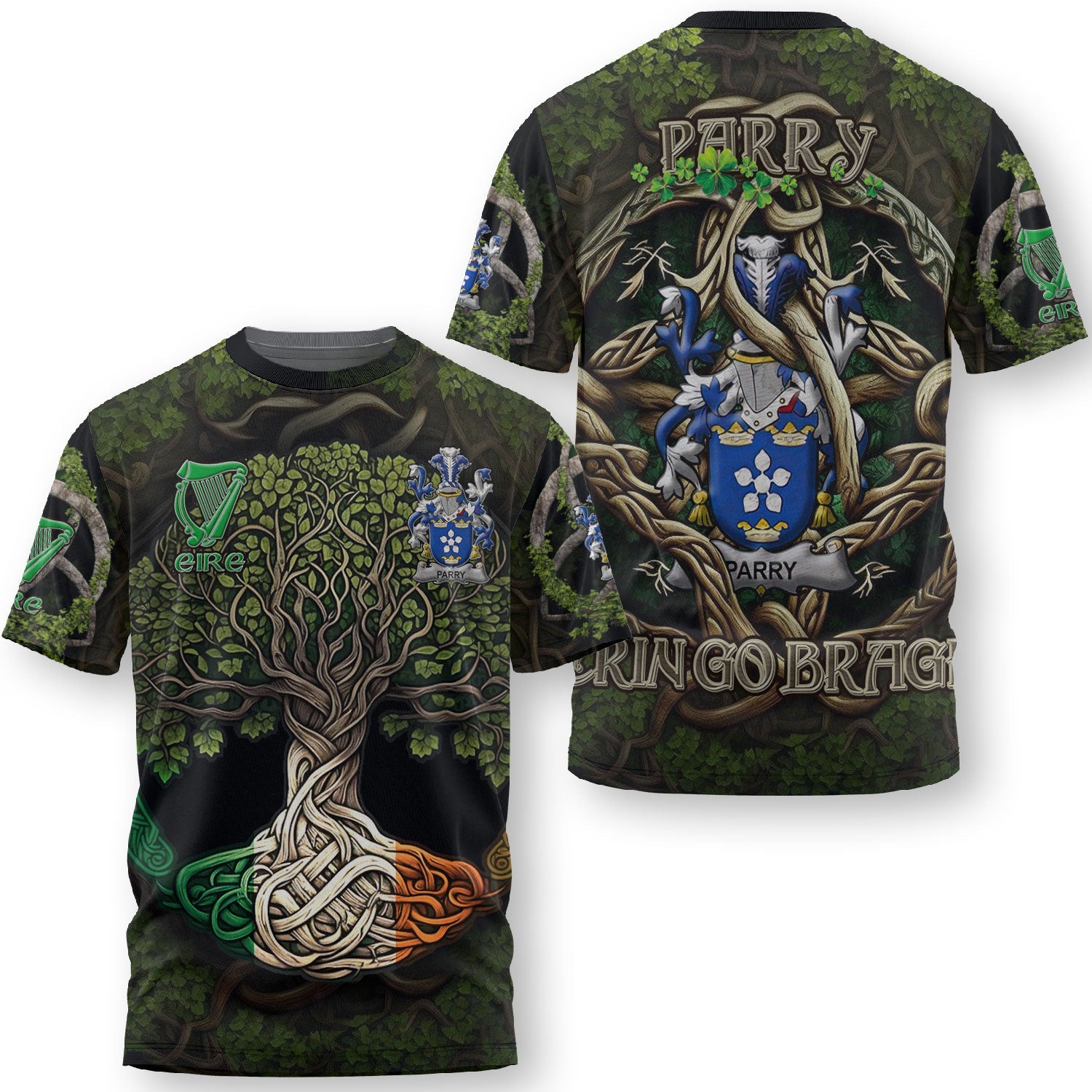 Parry T-Shirts Ireland Is My Root Style
