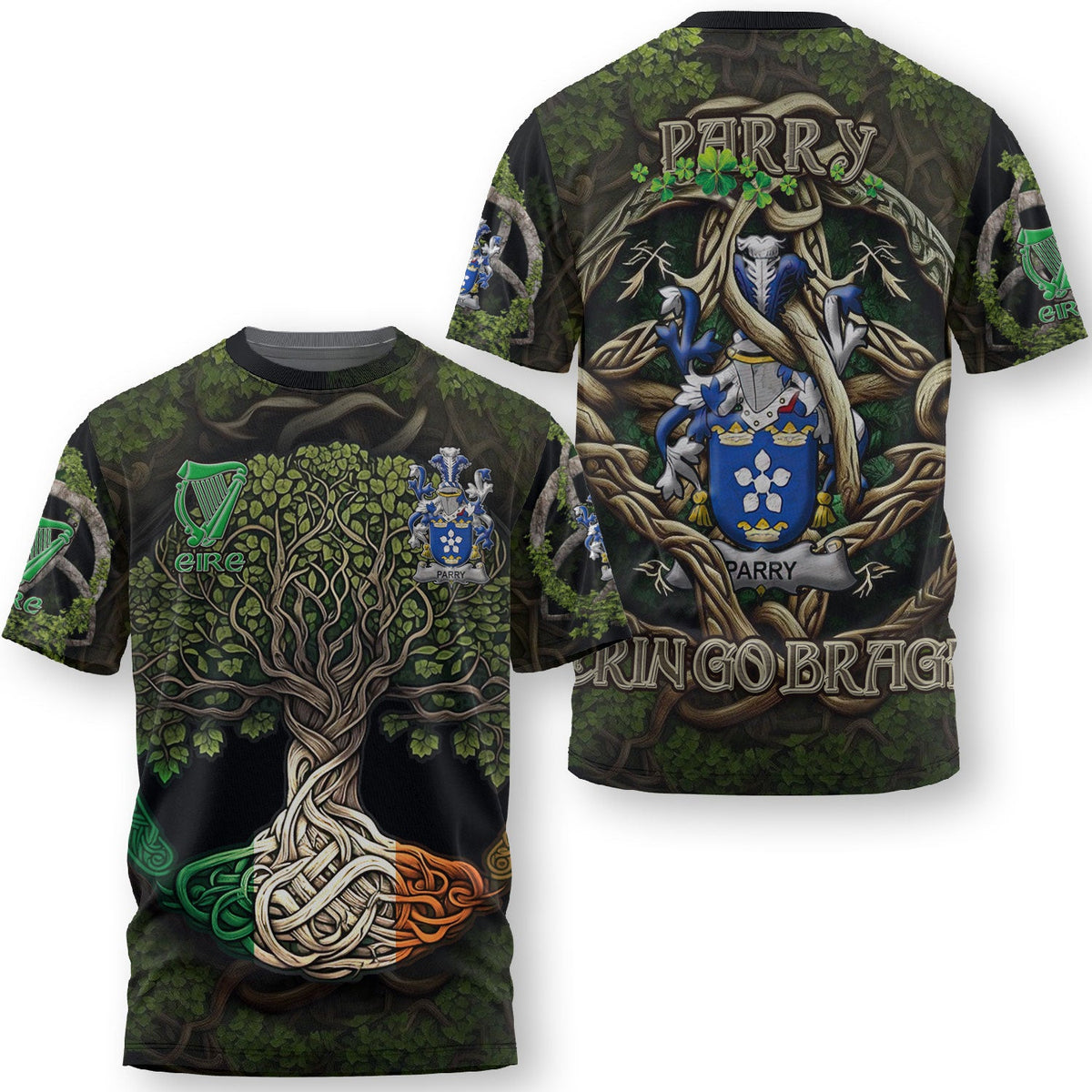 Parry T-Shirts Ireland Is My Root Style