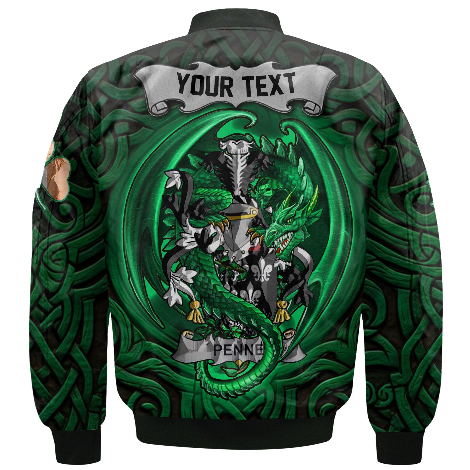 Penne or Penn Bomber Jackets The Green Dragon Of Ireland Style