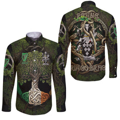 Penne or Penn Long Sleeve Button Shirts Ireland Is My Root Style