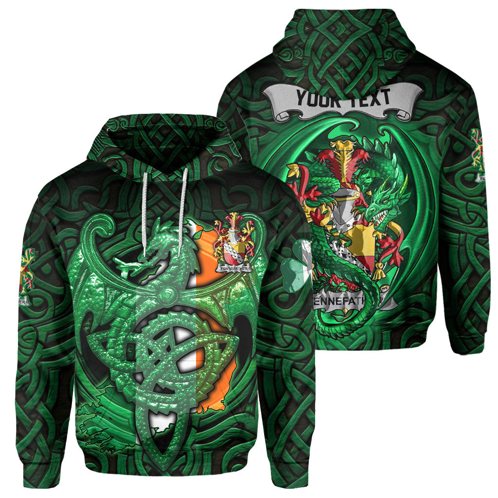 Pennefather Hoodies The Green Dragon Of Ireland Style