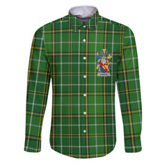 Penrose Long Sleeve Button Shirts Crest And National Plaid Style