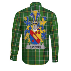 Penrose Long Sleeve Button Shirts Crest And National Plaid Style