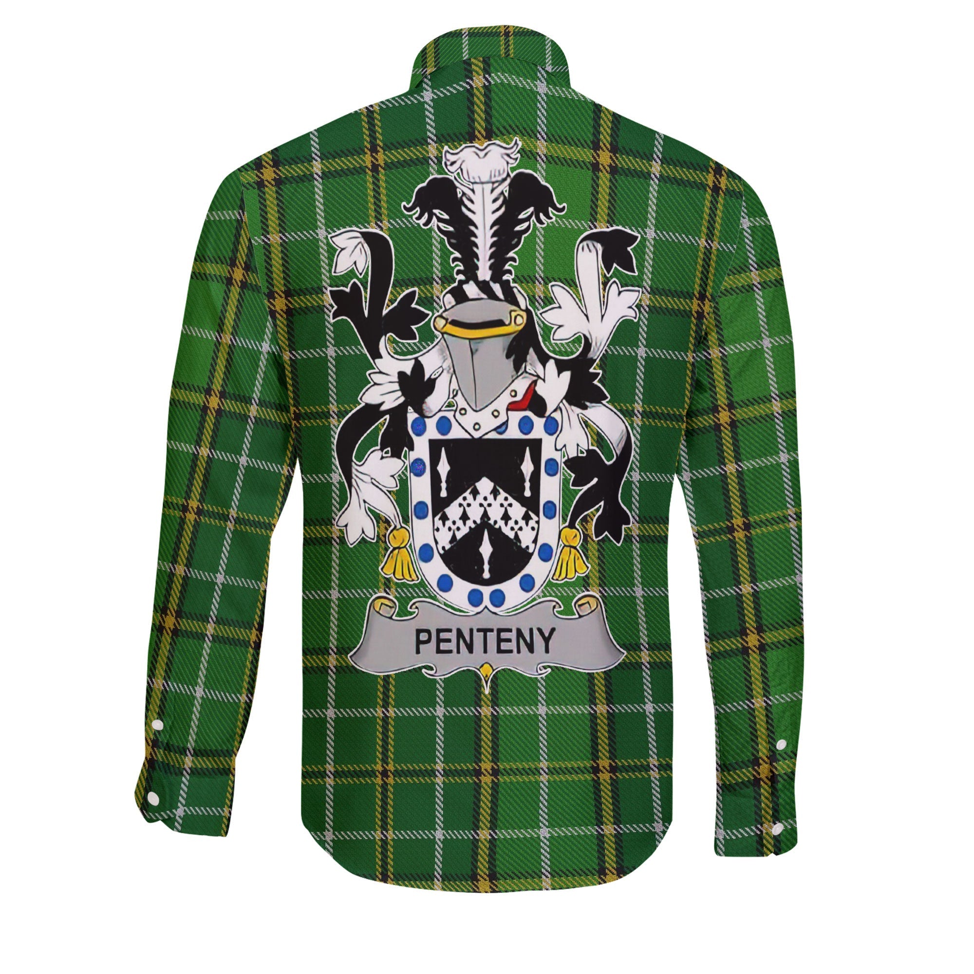 Penteny Long Sleeve Button Shirts Crest And National Plaid Style