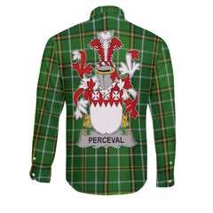 Perceval Long Sleeve Button Shirts Crest And National Plaid Style