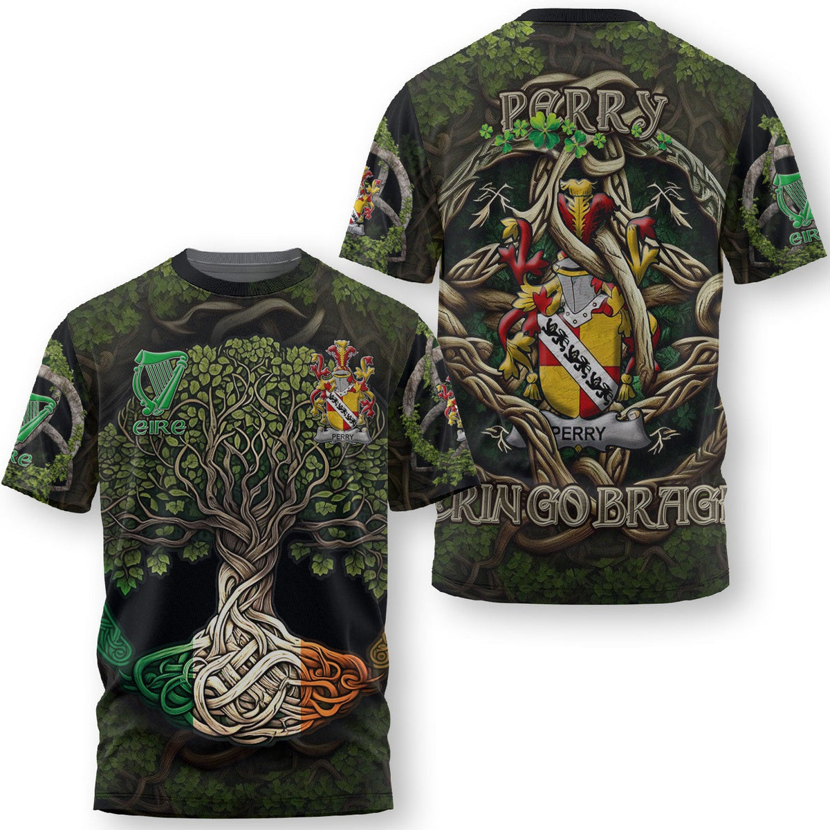 Perry T-Shirts Ireland Is My Root Style